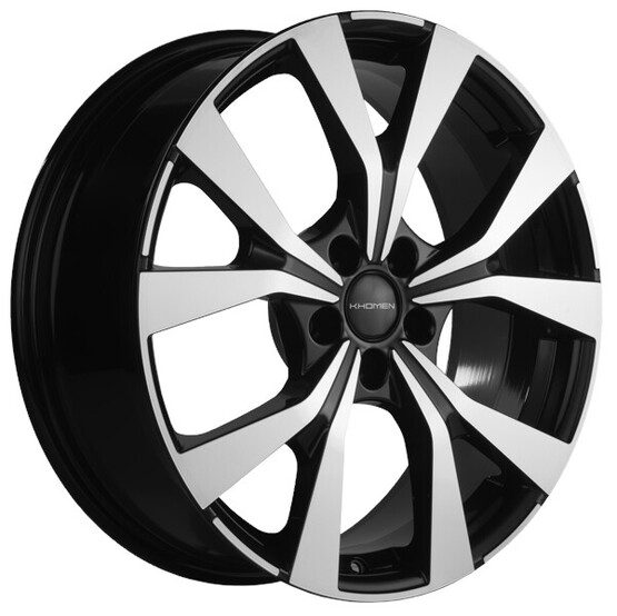 Диск Khomen 1906 19x7 5x114.3 ET45 DIA67.1 BLACK-FP