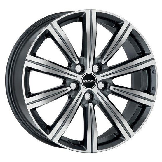 Диск Mak Birmingham 19x8 5x108 ET45 DIA63.3 GUNMETAL MIRROR FACE