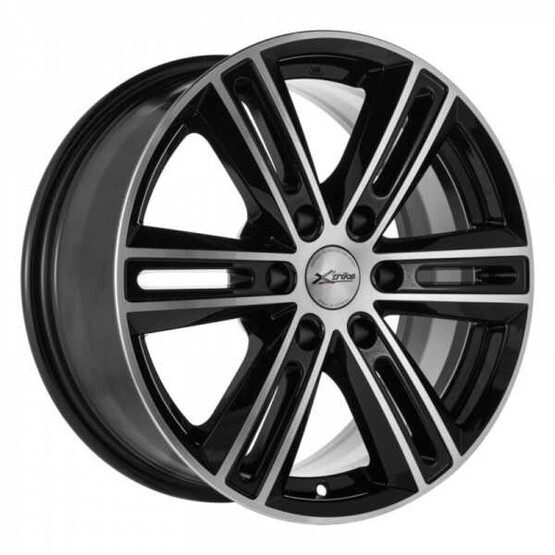 Диск X'trike X-124 17x7.5 6x139.7 ET36 DIA100.1 BK/FP
