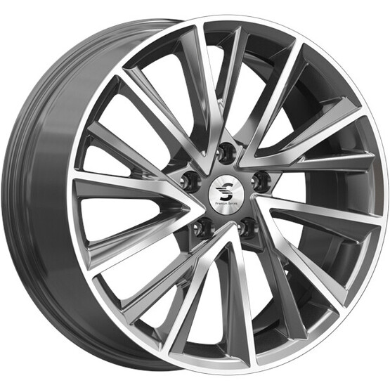 Диск Premium Series Кр010 18x7.5 5x114.3 ET40 DIA66.1 DIAMOND GLOSS GRAPHITE