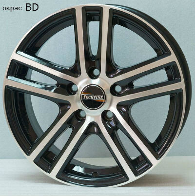 Диск Tech Line 529 15x6 5x100 ET38 DIA57.1 BD