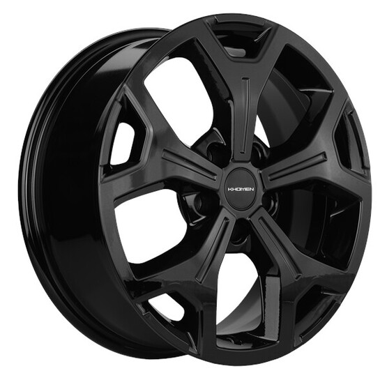 Диск Khomen 1710 17x6.5 5x114.3 ET45 DIA54.1 BLACK