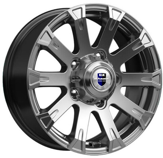 Диск K&K Байкал 16x7 5x139.7 ET35 DIA108.6 ДАРК ПЛАТИНУМ