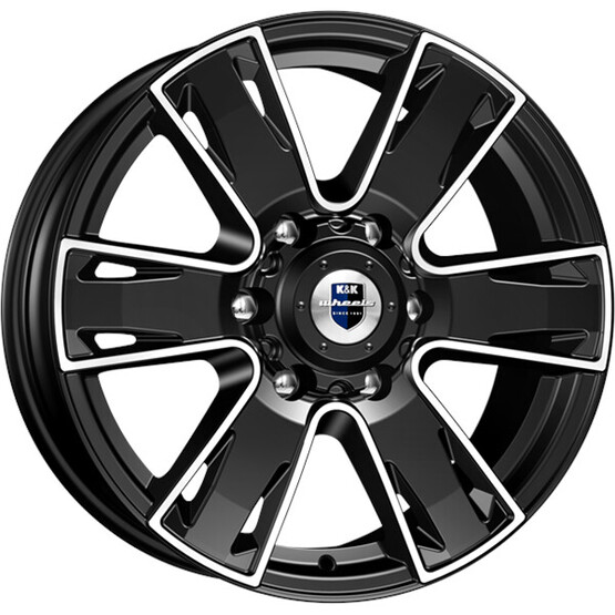 Диск K&K Севенна 17x7 6x139.7 ET30 DIA106.1 АЛМАЗ ЧЕРНЫЙ