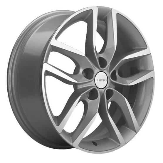 Диск Khomen 1708 17x6.5 5x108 ET43 DIA65.1 F-SILVER-FP