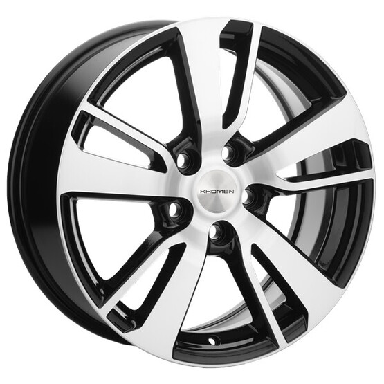 Диск Khomen 1704 17x7 5x108 ET50 DIA63.3 BLACK-FP