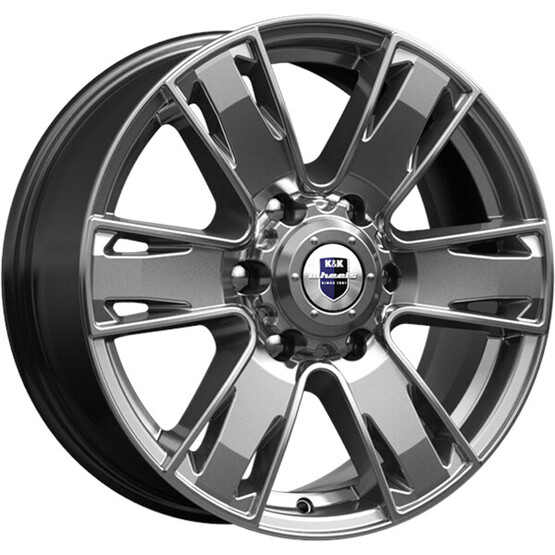 Диск K&K Севенна 17x7 6x139.7 ET30 DIA106.1 ДАРК ПЛАТИНУМ