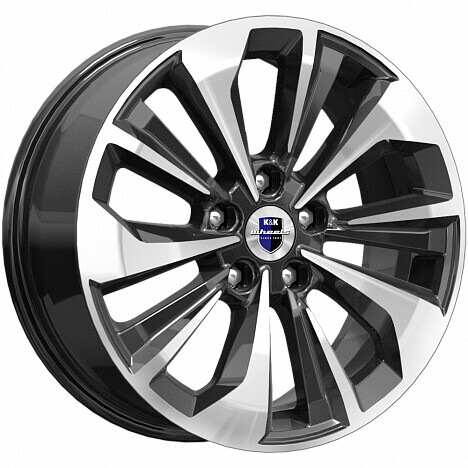Диск K&K Авиор 17x7 5x114.3 ET50 DIA66.1 АЛМАЗ ЧЕРНЫЙ
