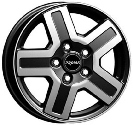 Диск Прома Bus 16x6.5 5x130 ET65 DIA89.1 АЛМАЗ МАТОВЫЙ