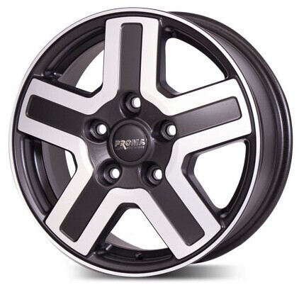 Диск Прома Ty99 Bus 16x6.5 5x118 ET68 DIA71.1 АЛМАЗ МАТОВЫЙ