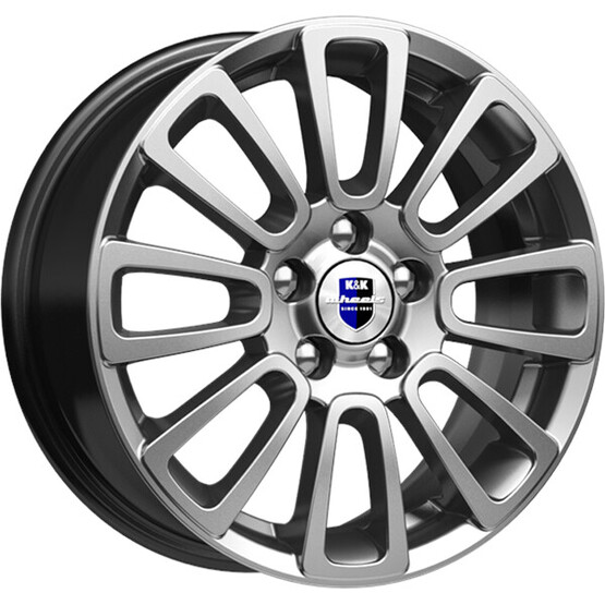 Диск K&K Неман 15x6 4x100 ET46 DIA54.1 ДАРК ПЛАТИНУМ