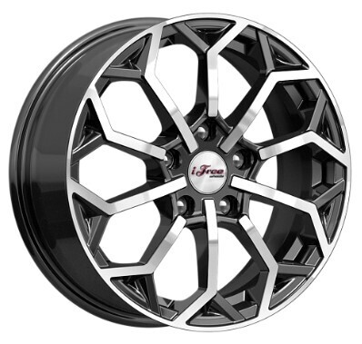 Диск Ifree Спейс-Нидл 16x6.5 5x112 ET46 DIA57.1 БЛЭК ДЖЕК