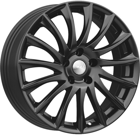 Диск Скад Валенсия 18x7 5x114.3 ET50 DIA67.1 ЧЁРНЫЙ БАРХАТ