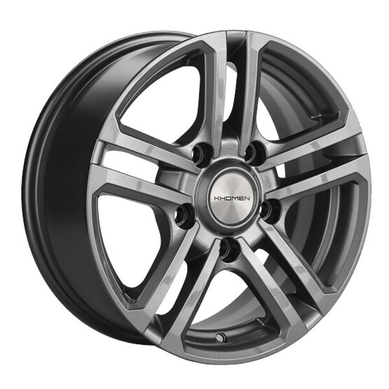 Диск Khomen 1602 16x6.5 5x139.7 ET40 DIA98 GRAY