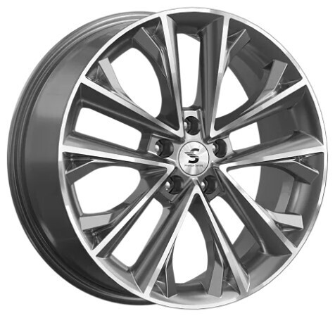 Диск Premium Series Кр012 18x7 5x108 ET33 DIA60.1 DIAMOND GLOSS GRAPHITE