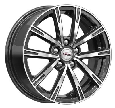 Диск Ifree Драйвер 15x6 5x100 ET43 DIA57.1 БЛЭК ДЖЕК
