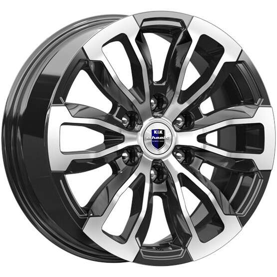 Диск K&K Меконг (Кс959 18x7.5 6x139.7 ET30 DIA106.1 АЛМАЗ ЧЕРНЫЙ