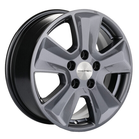 Диск Khomen 1601 16x6.5 5x114.3 ET46 DIA67.1 GRAY