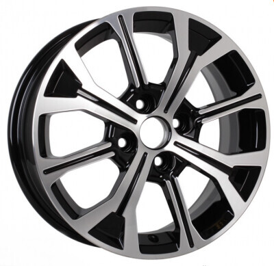 Диск K&K Кс945 15x6 4x100 ET50 DIA60.1 АЛМАЗ ЧЕРНЫЙ