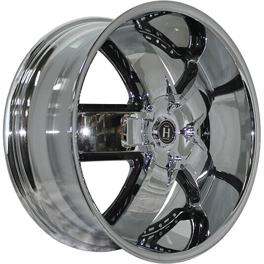 Диск Harp Y-18 22x9.5 6x139.7 ET30 DIA78.1 CHROME__GLOSSY-BLACK-ATTACHMENT