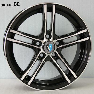 Диск Khomen 1505 15x5.5 5x139.7 ET5 DIA108.1 F-SILVER-FP