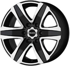 Диск Mak Stone6 20x8.5 6x114.3 ET30 DIA66.1 BLACK MIRROR
