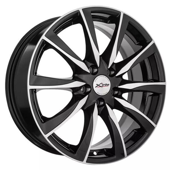 Диск X'trike X-120М 17x7 5x114.3 ET40 DIA64.1 BK/FP
