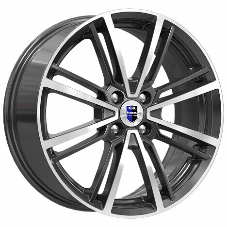 Диск K&K Эрфурт 17x7 4x100 ET43 DIA60.1 АЛМАЗ ЧЕРНЫЙ