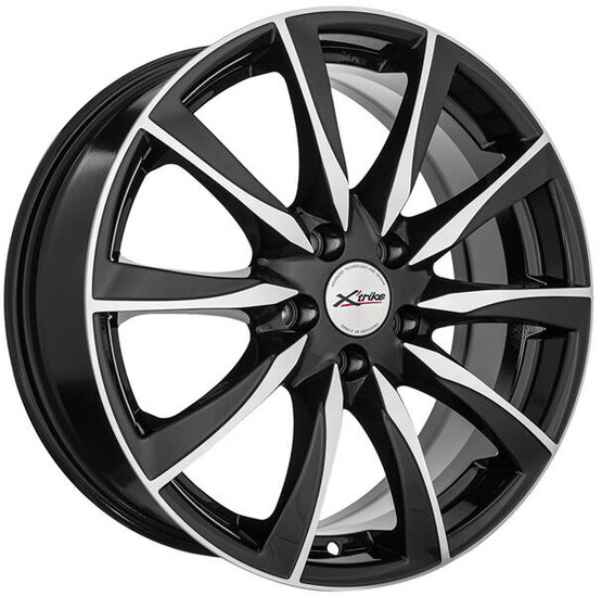 Диск X'trike X-120 17x7 5x114.3 ET45 DIA60.1 BK/FP