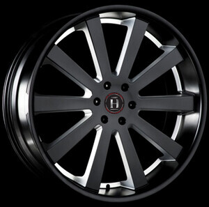 Диск Harp Y-10 22x9.5 6x139.7 ET25 DIA106.1 SATIN-BLACK__PRECISION-MILLING