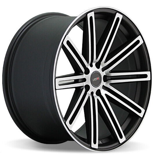 Диск Vissol V-004 22x9 5x108 ET32 DIA73.1 MATTE-GRAPHITE-MACHINED