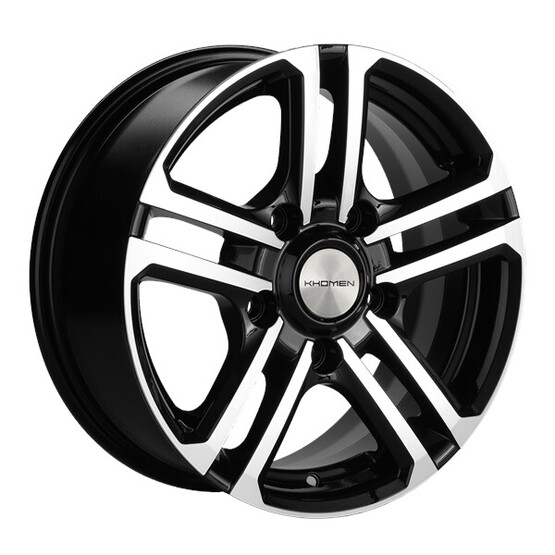 Диск Khomen 1602 16x6.5 5x139.7 ET40 DIA98 BLACK-FP