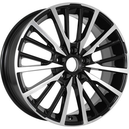 Диск Kdw Kd1740 17x7 5x108 ET33 DIA60 BLACK_FRONT_POLISHED