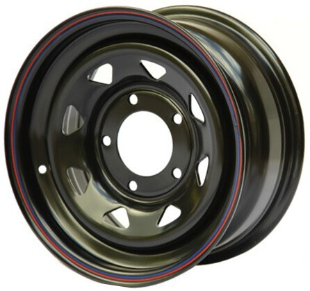 Диск Off-Road-Wheels Black 15x7 5x139.7 ET25 DIA98 BLACK MATT