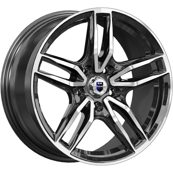 Диск K&K Бартон 17x8 5x114 ET45 DIA66 АЛМАЗ ЧЕРНЫЙ