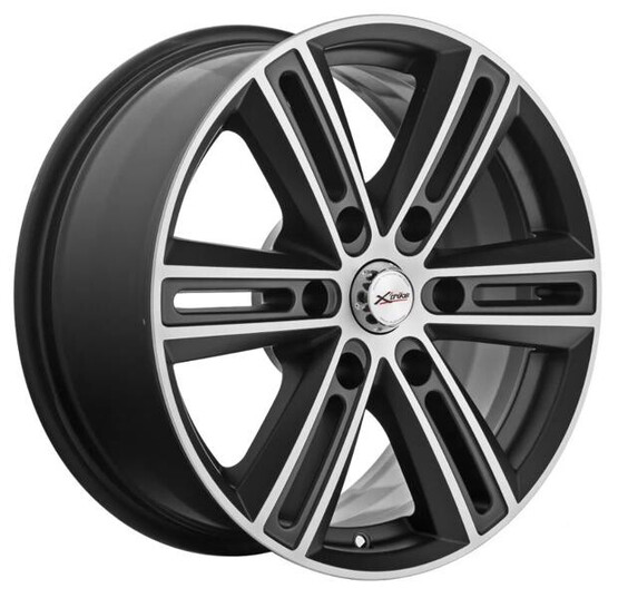 Диск X'trike X-124 17x7.5 6x139.7 ET36 DIA100.1 BKM/FP