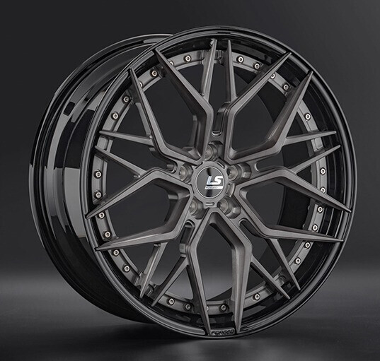 Диск Ls Forged Fg35 21x10.5 5x112 ET43 DIA66.6 ALBRSD-GM/BK