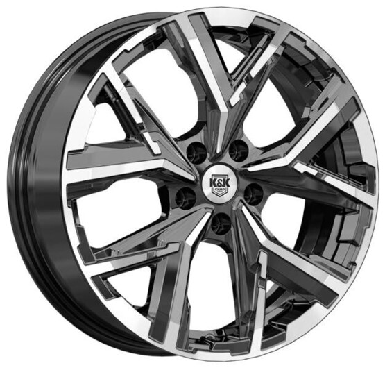 Диск K&K Айона 18x6.5 5x114.3 ET34 DIA66.6 АЛМАЗ ЧЕРНЫЙ