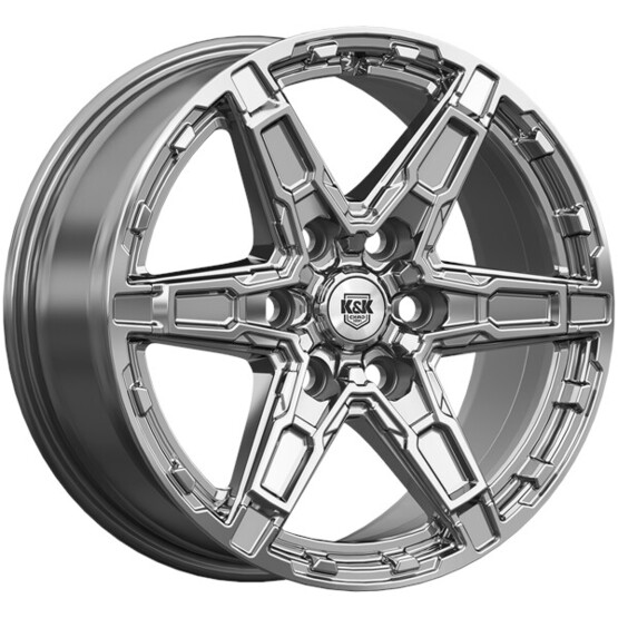 Диск K&K Дистрикт 18x8 6x139.7 ET25 DIA106.1 ДАРК ПЛАТИНУМ