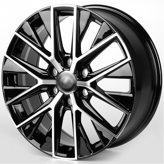 Диск Iwheel Ivf-3219 20x8 6x139.7 ET55 DIA95.1 ЧЁРНЫЙ ГЛЯНЦЕВЫЙ + ПОЛИРОВАННЫЕ СПИЦЫ