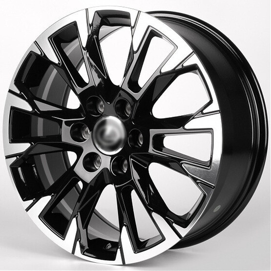 Диск Iwheel Ivf-3159 20x8 6x139.7 ET55 DIA95.1 ЧЁРНЫЙ ГЛЯНЦЕВЫЙ + ПОЛИРОВАННЫЕ СПИЦЫ