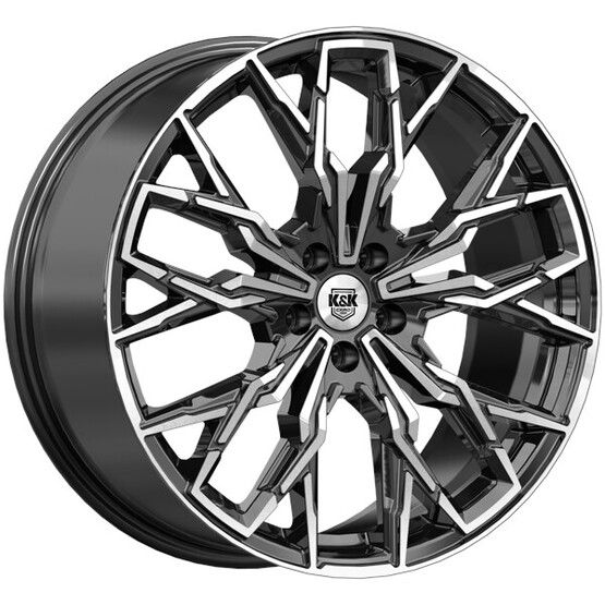Диск K&K Элерон 20x9 5x114.3 ET30 DIA60.1 АЛМАЗ ЧЕРНЫЙ