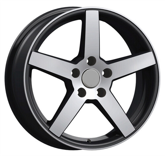 Диск Replikey B261 17x7 4x100 ET43 DIA67.1 BK/FP
