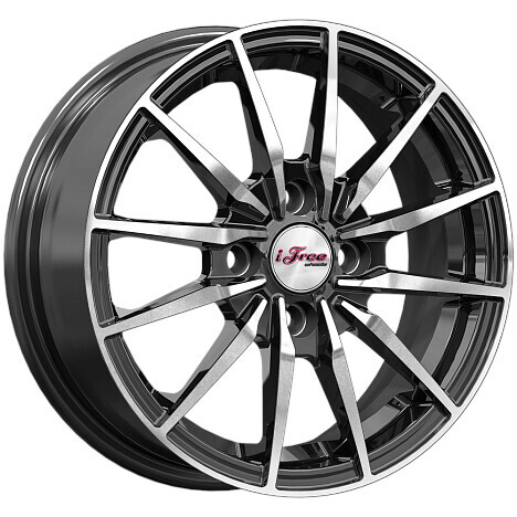 Диск Ifree Финчер 14x5.5 4x100 ET43 DIA60.1 БЛЭК ДЖЕК