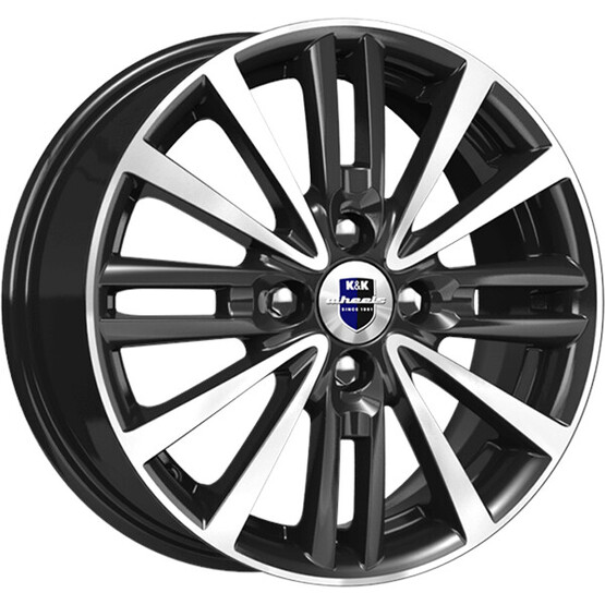 Диск K&K Модена-Оригинал 15x6 4x100 ET48 DIA54.1 АЛМАЗ ЧЕРНЫЙ