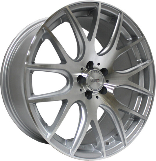 Диск Vissol V-001 18x9.5 5x100 ET35 DIA57.1 SILVER-CUT